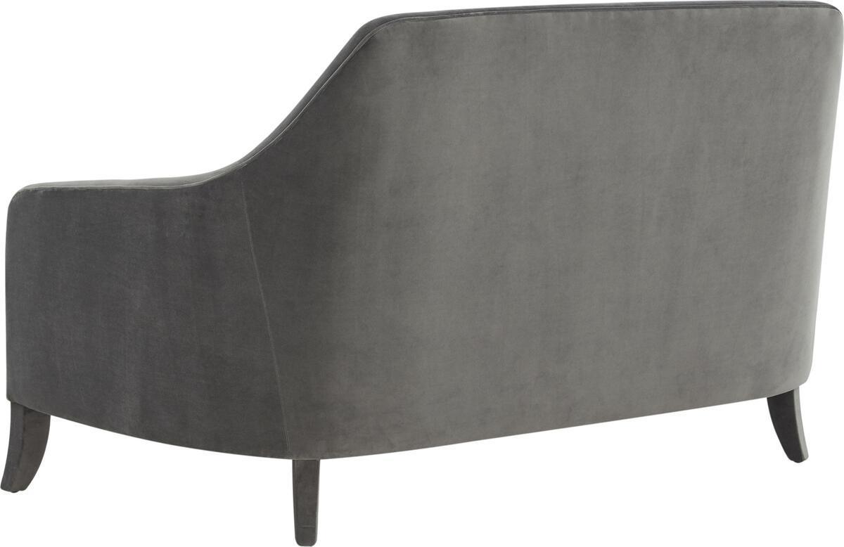 Tov Furniture Loveseats - Neveah Grey Velvet Loveseat