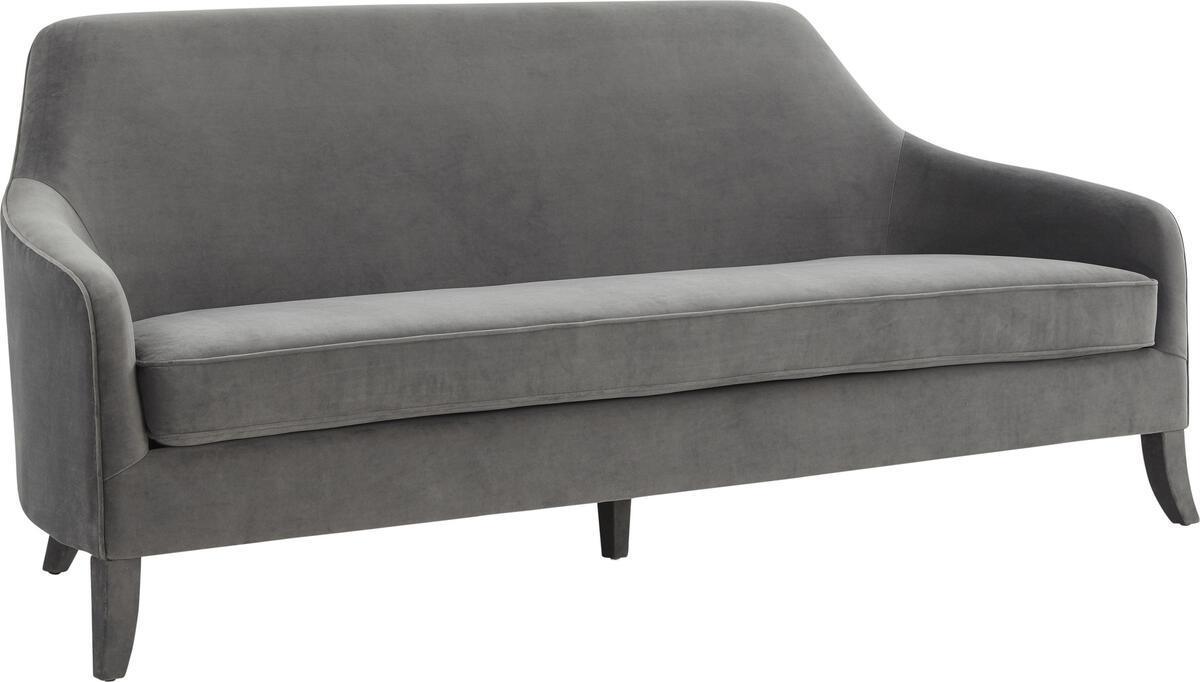 Tov Furniture Sofas & Couches - Neveah Grey Velvet Sofa