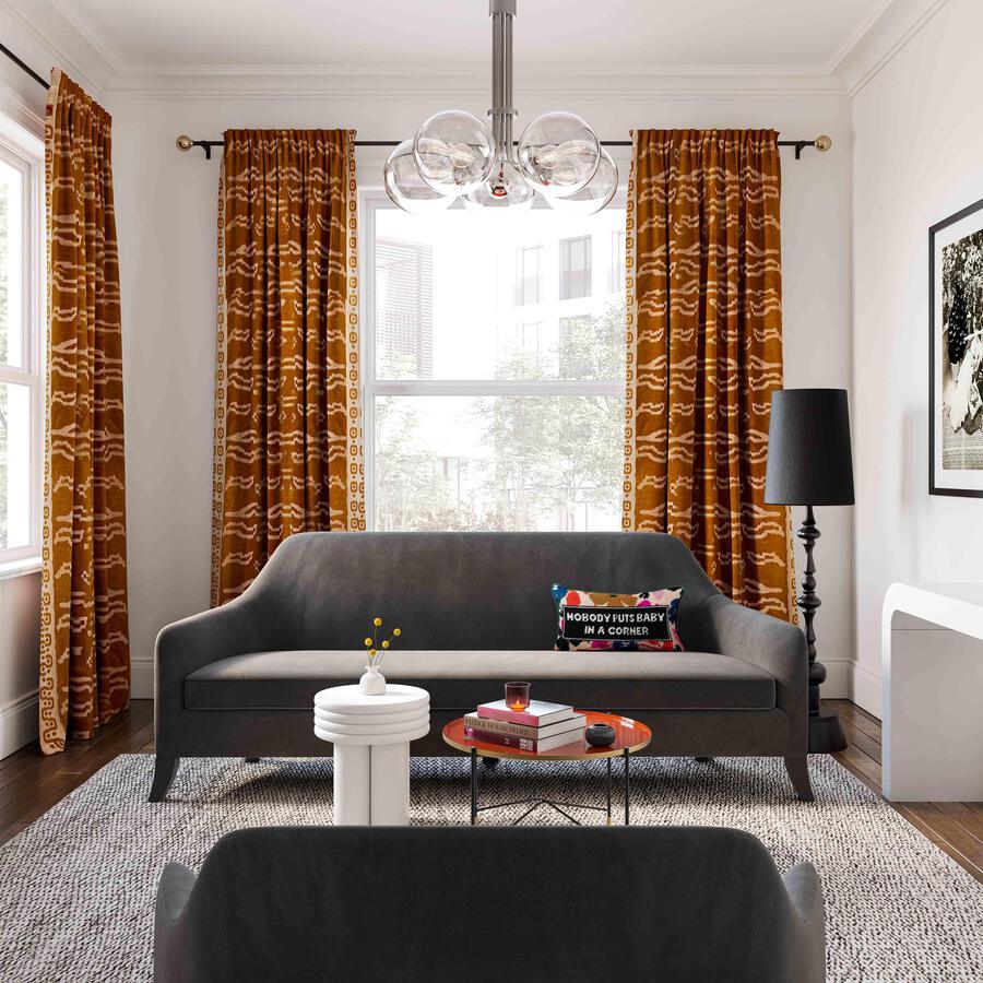 Tov Furniture Sofas & Couches - Neveah Grey Velvet Sofa