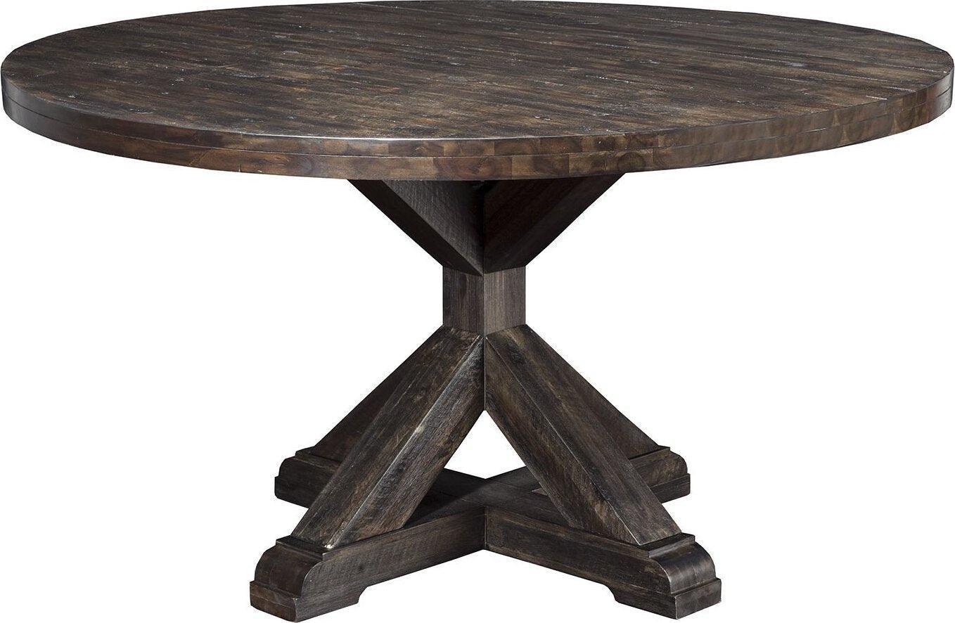 Alpine Furniture Dining Tables - Newberry Round Dining Table Salvaged Grey