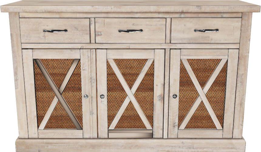 Alpine Furniture Buffets & Sideboards - Newberry Sideboard Weathered Natural