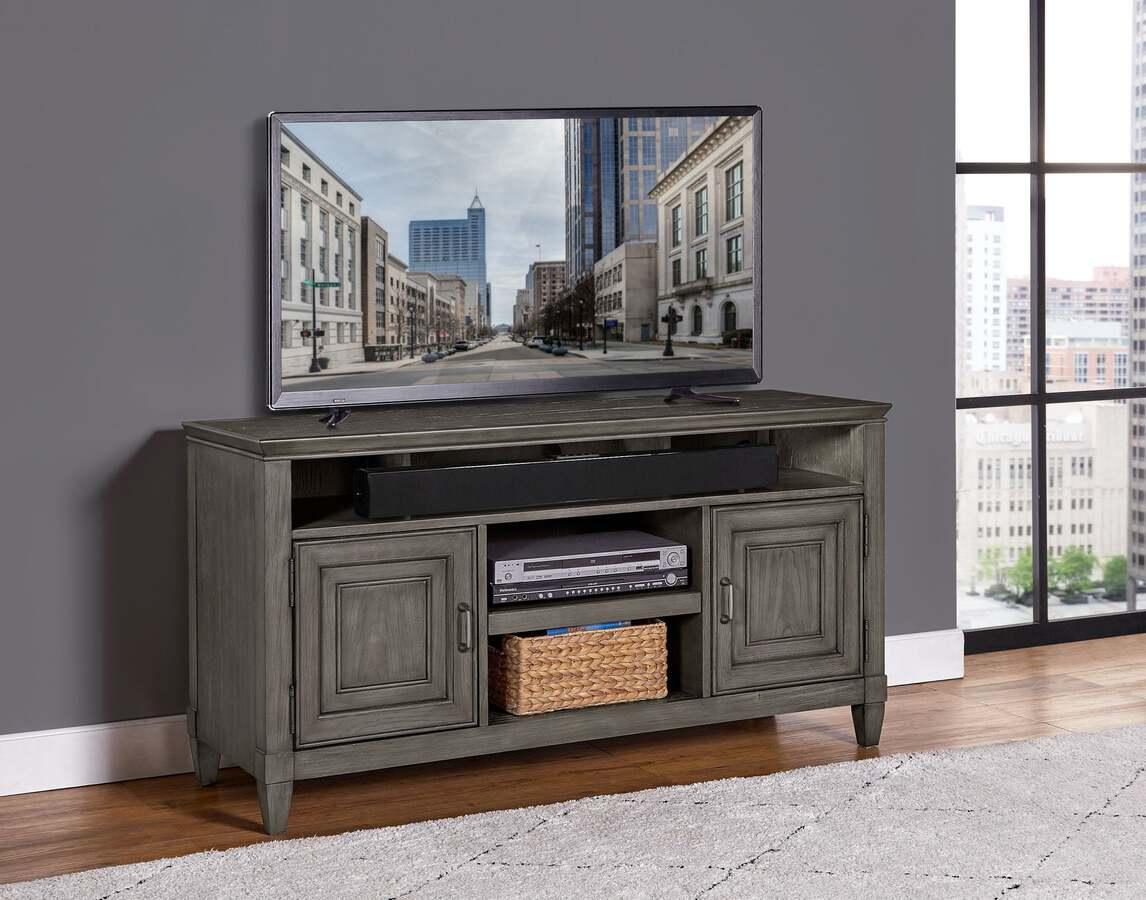 Alpine Furniture TV & Media Units - Newport 54" TV Console in a Stone Finish