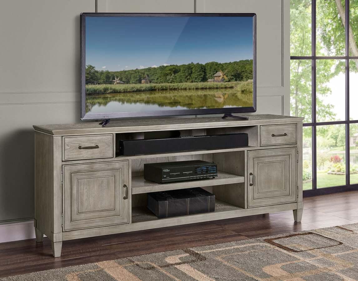 Alpine Furniture TV & Media Units - Newport 74" TV Console in a Sand Finish