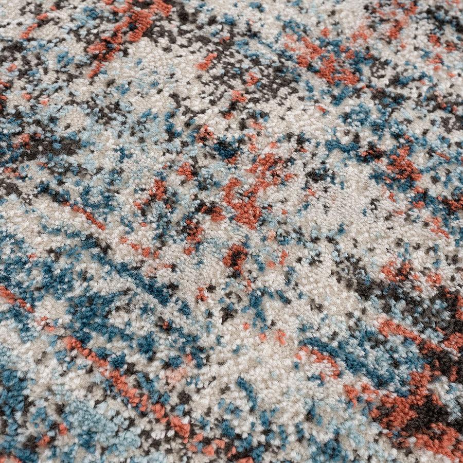 Olliix.com Indoor Rugs - Newport Contemporary Abstract Area Rug 5x7' Multicolor