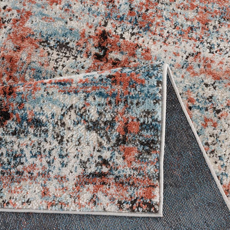 Olliix.com Indoor Rugs - Newport Contemporary Abstract Area Rug 5x7' Multicolor