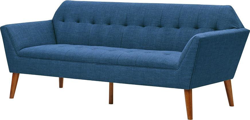 Olliix.com Sofas & Couches - Newport Industrial Sofa W80x D30.75x H31.5" Blue