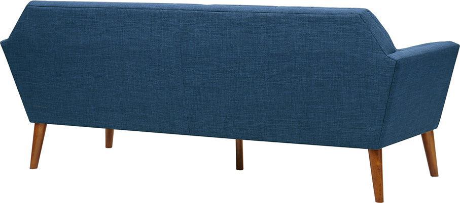 Olliix.com Sofas & Couches - Newport Industrial Sofa W80x D30.75x H31.5" Blue