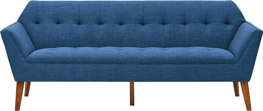 Olliix.com Sofas & Couches - Newport Industrial Sofa W80x D30.75x H31.5" Blue