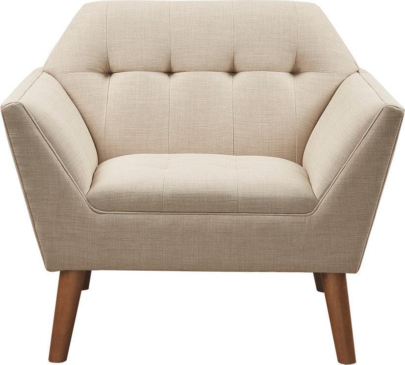Olliix.com Accent Chairs - Newport Lounge Chair Beige