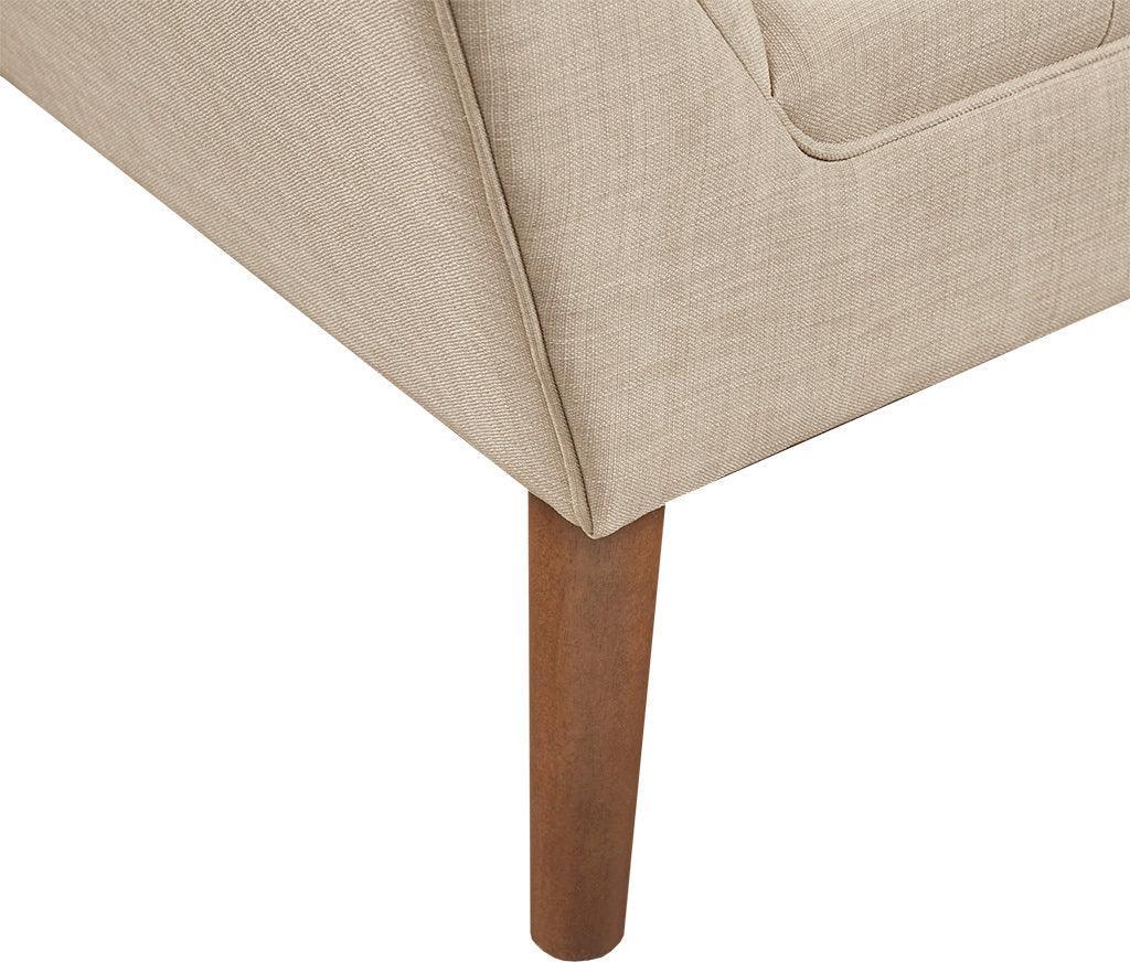 Olliix.com Accent Chairs - Newport Lounge Chair Beige