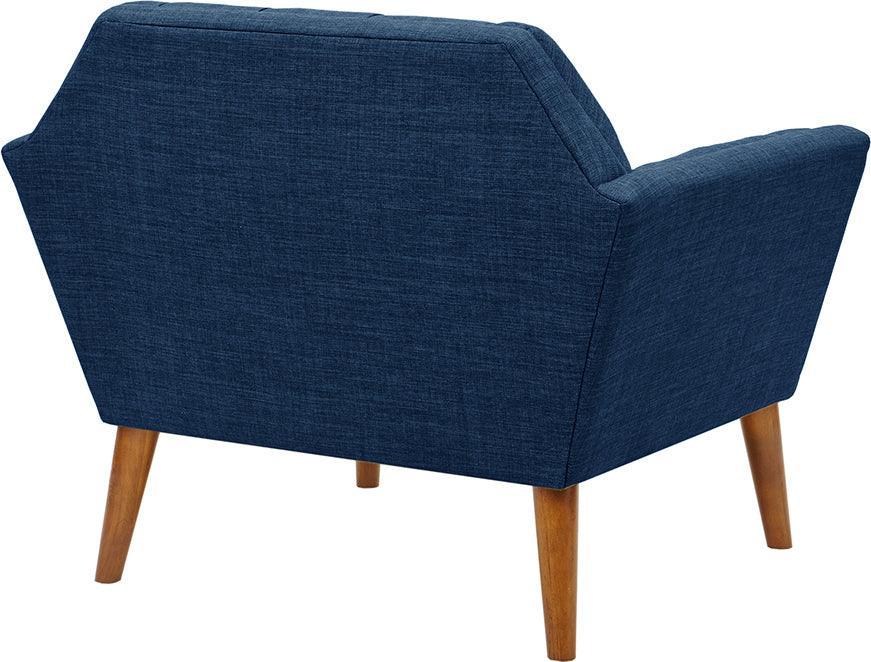 Olliix.com Accent Chairs - Newport Lounge Chair Blue