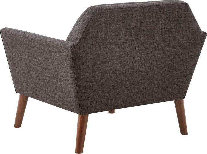 Olliix.com Accent Chairs - Newport Lounge Chair Charcoal