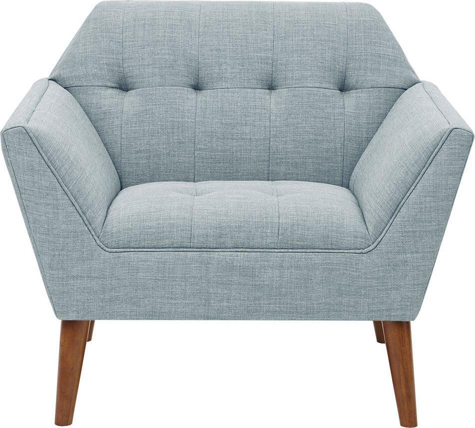 Olliix.com Accent Chairs - Newport Lounge Chair Light Blue