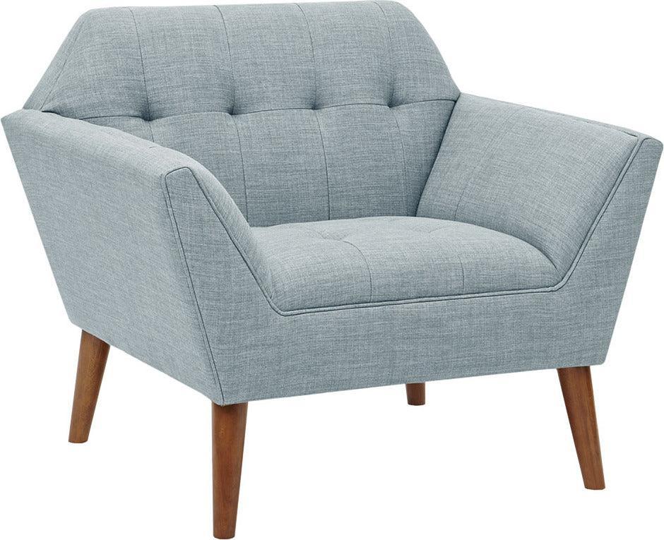 Olliix.com Accent Chairs - Newport Lounge Chair Light Blue