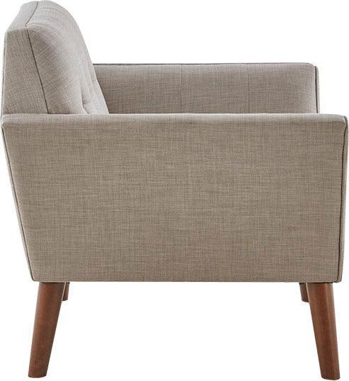 Olliix.com Accent Chairs - Newport Lounge Chair Light Gray