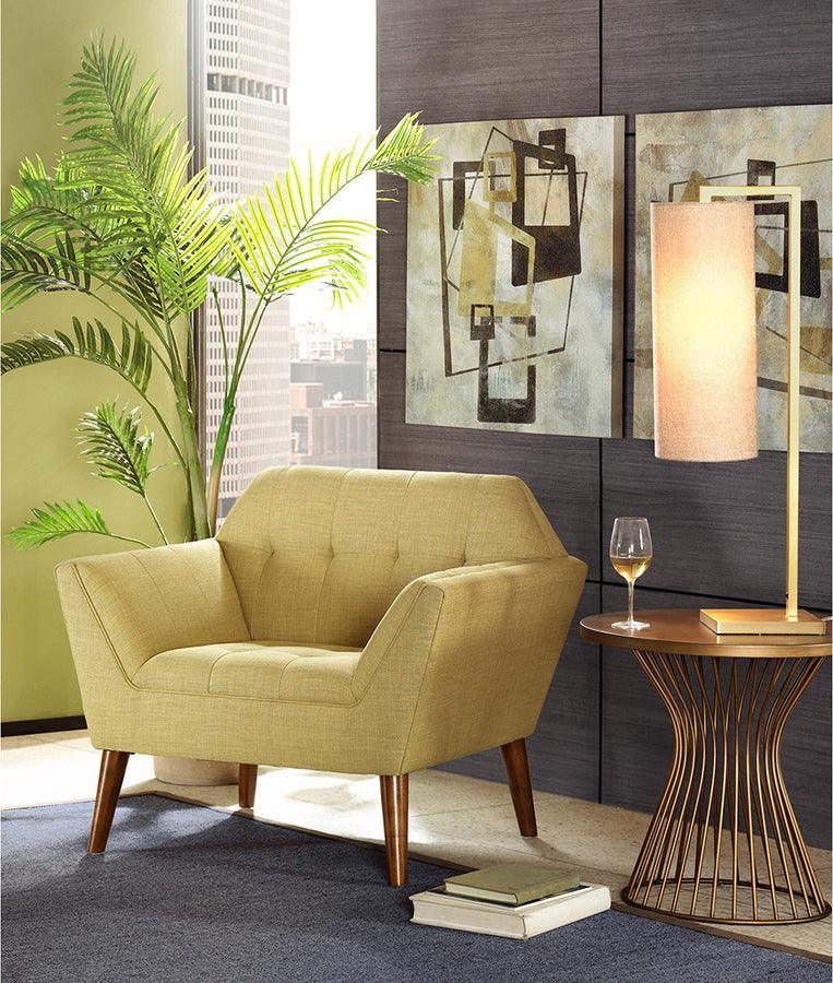 Olliix.com Accent Chairs - Newport Lounge Chair Pale Green