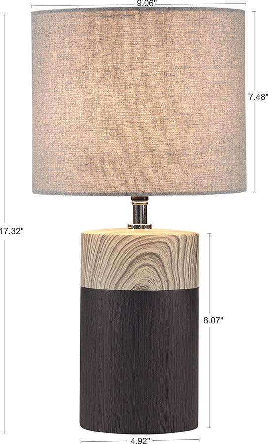 Olliix.com Table Lamps - Nicolo Ceramic Table Lamp Black