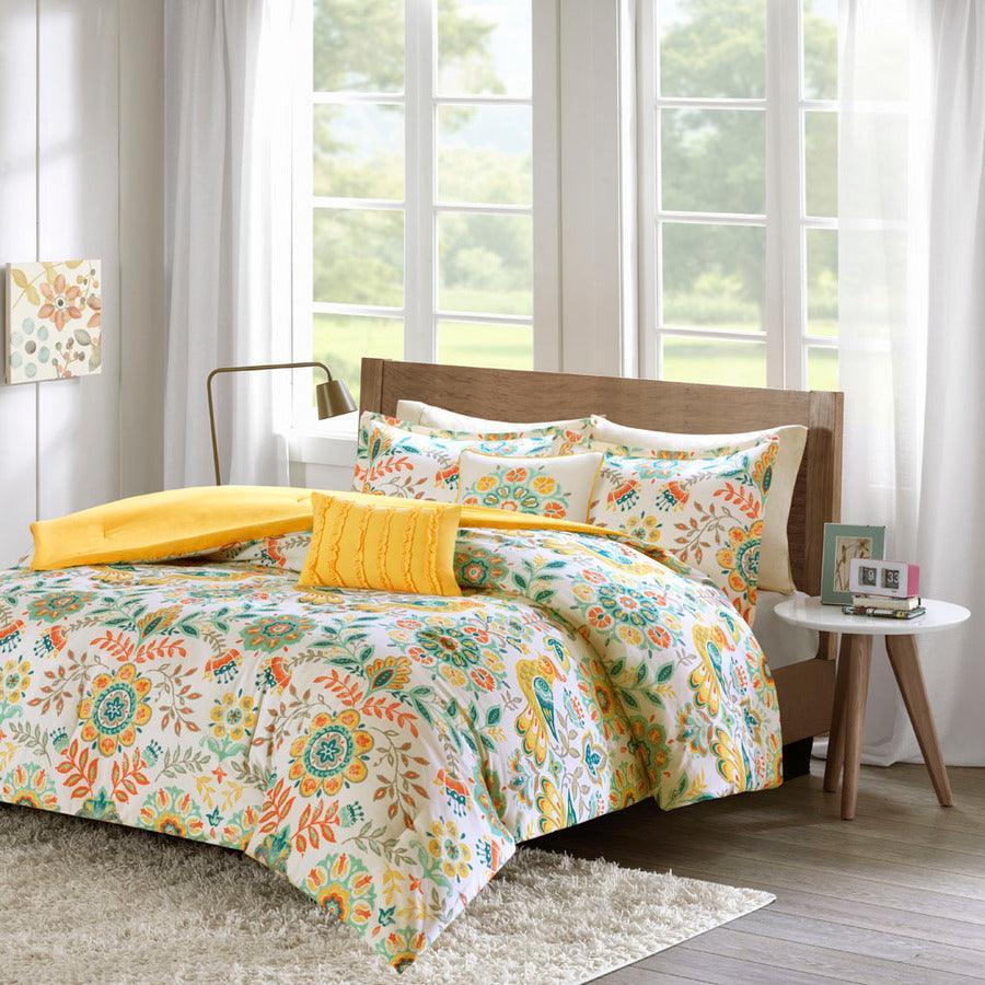Olliix.com Comforters & Blankets - Nina Comforter Set Multi Full/Queen