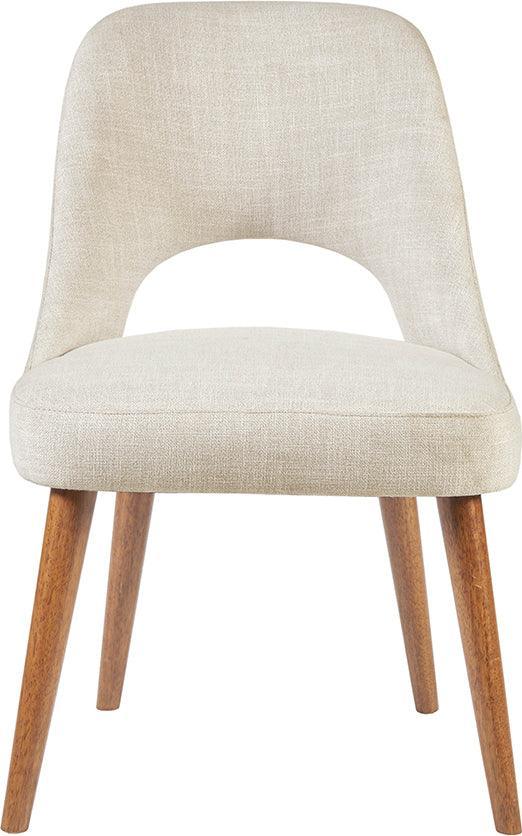 Olliix.com Dining Chairs - Nola Dining Side Chair Cream (Set of 2)