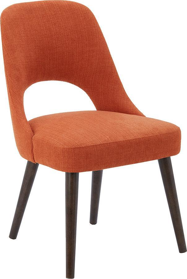 Olliix.com Dining Chairs - Nola Dining Side Chair Orange (Set of 2)