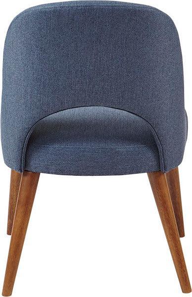Olliix.com Dining Chairs - Nola Dining Side Chair (Set of 2) Pecan & Navy