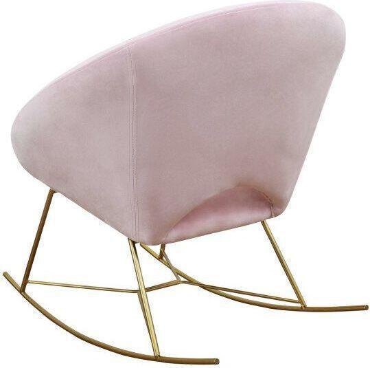 Tov Furniture Accent Chairs - Nolan Rocking Chair Blush