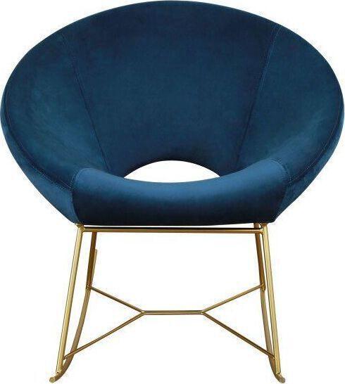 Tov Furniture Accent Chairs - Nolan Rocking Chair Navy