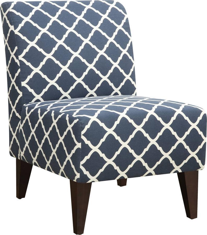 Elements Accent Chairs - North Accent Slipper Chair Blue