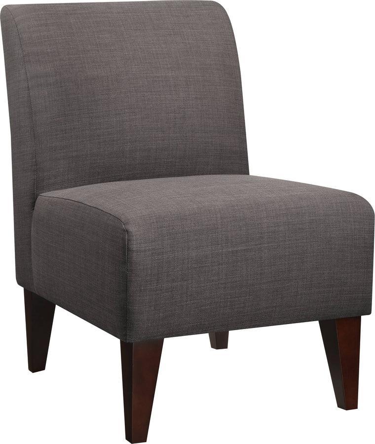 Elements Accent Chairs - North Accent Slipper Chair Charcoal