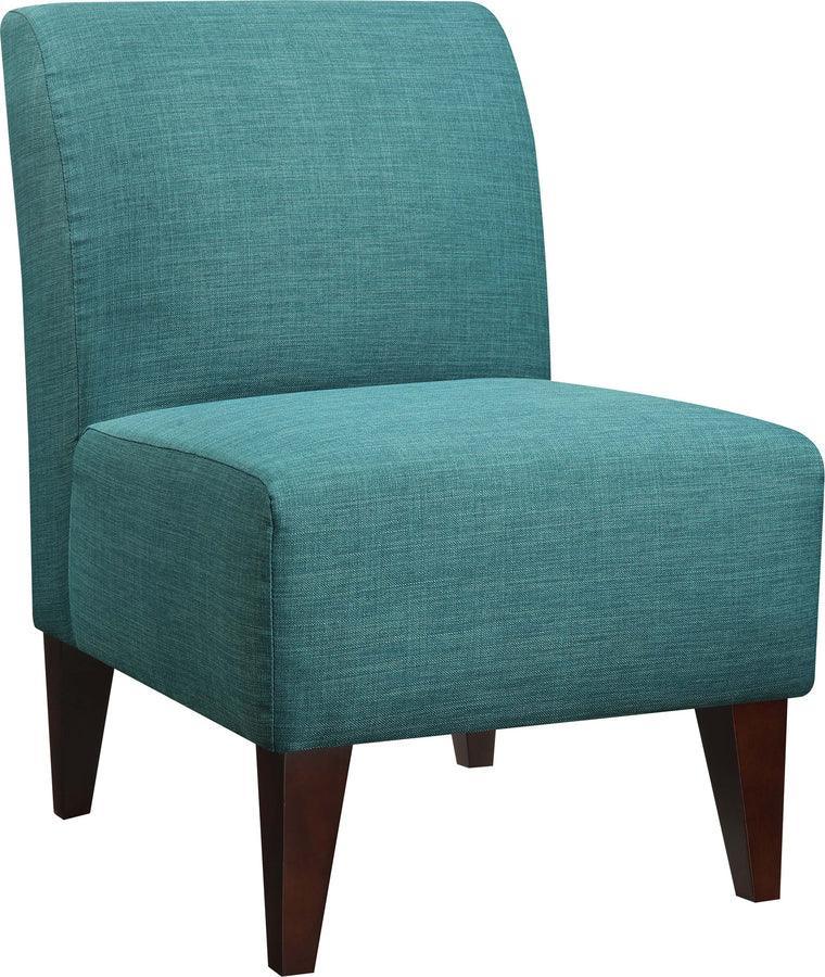 Elements Accent Chairs - North Accent Slipper Chair Teal