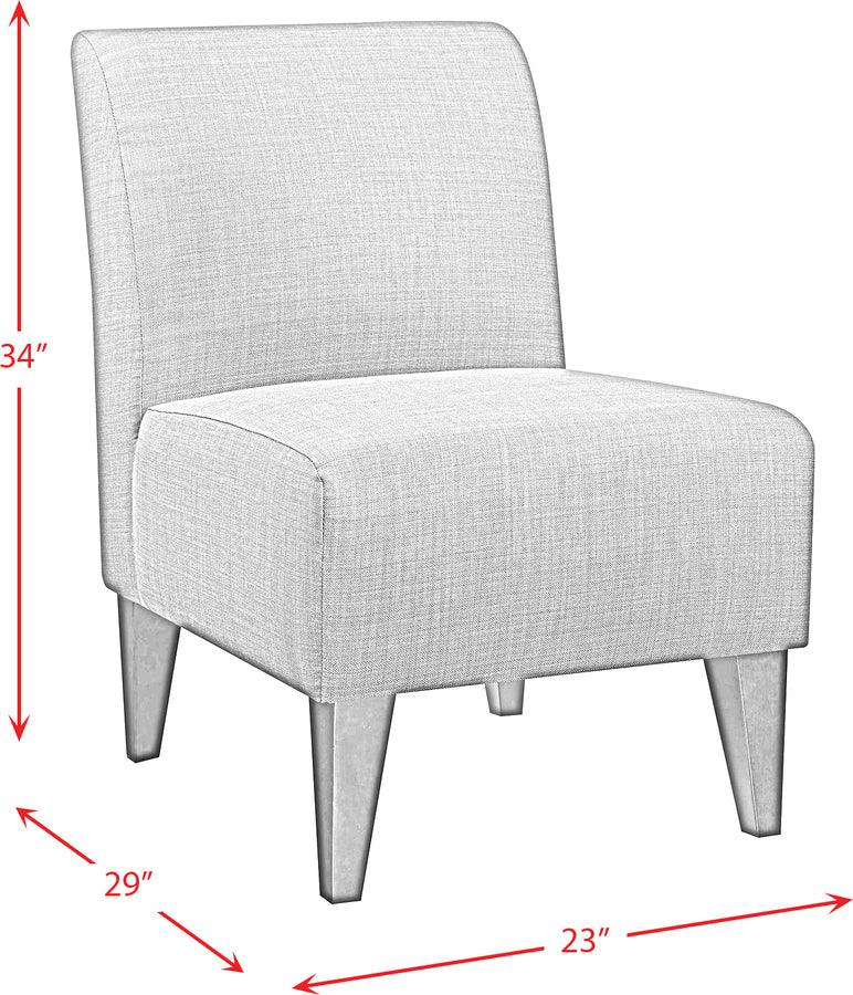 Elements Accent Chairs - North Accent Slipper Chair Teal