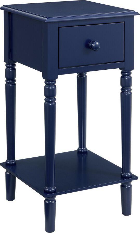 Elements Nightstands & Side Tables - Nova Nightstand with USB in Blue