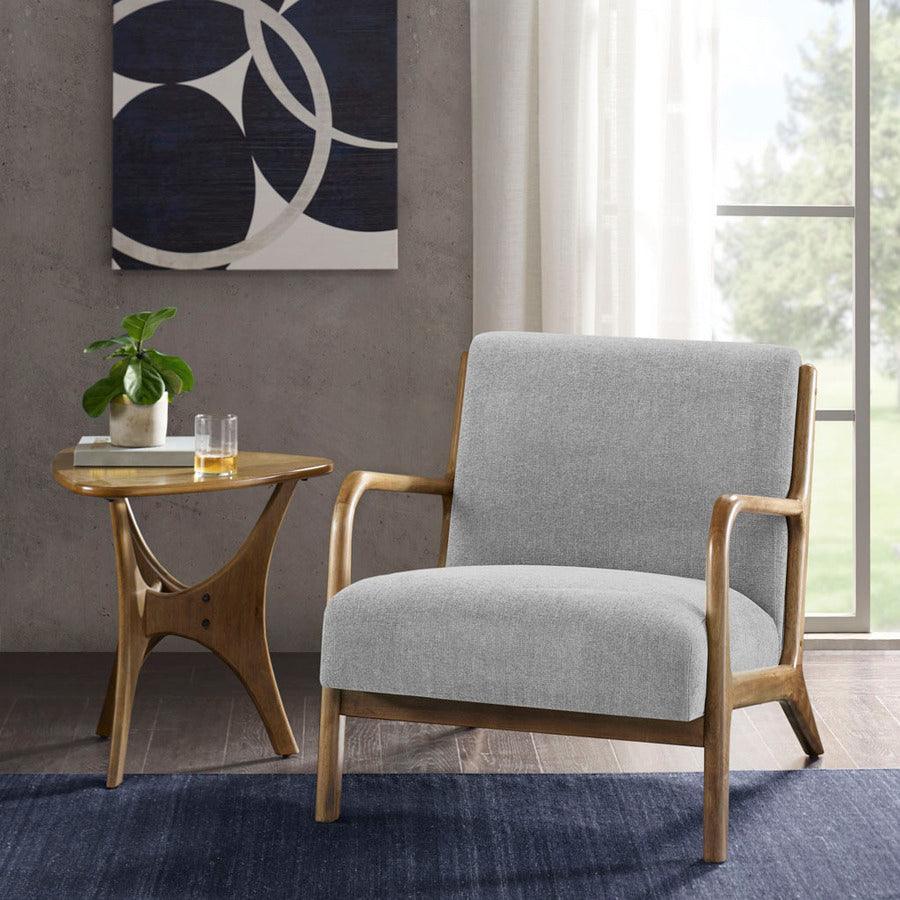 Olliix.com Accent Chairs - Novak Lounge Chair Gray