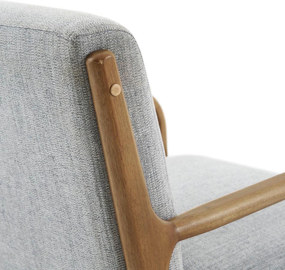 Olliix.com Accent Chairs - Novak Lounge Chair Gray