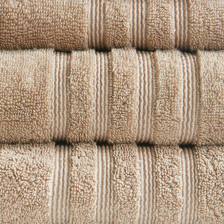 Olliix.com Bath Towels - Nurture Sustainable Antimicrobial 6 Piece Towel Set Natural