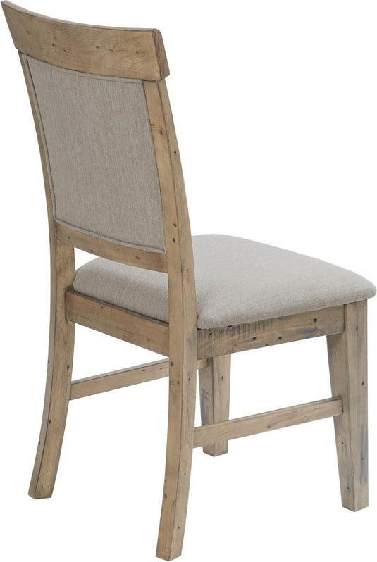 Olliix.com Dining Chairs - Oliver Dining Side Chair Cream & Gray (Set of 2)