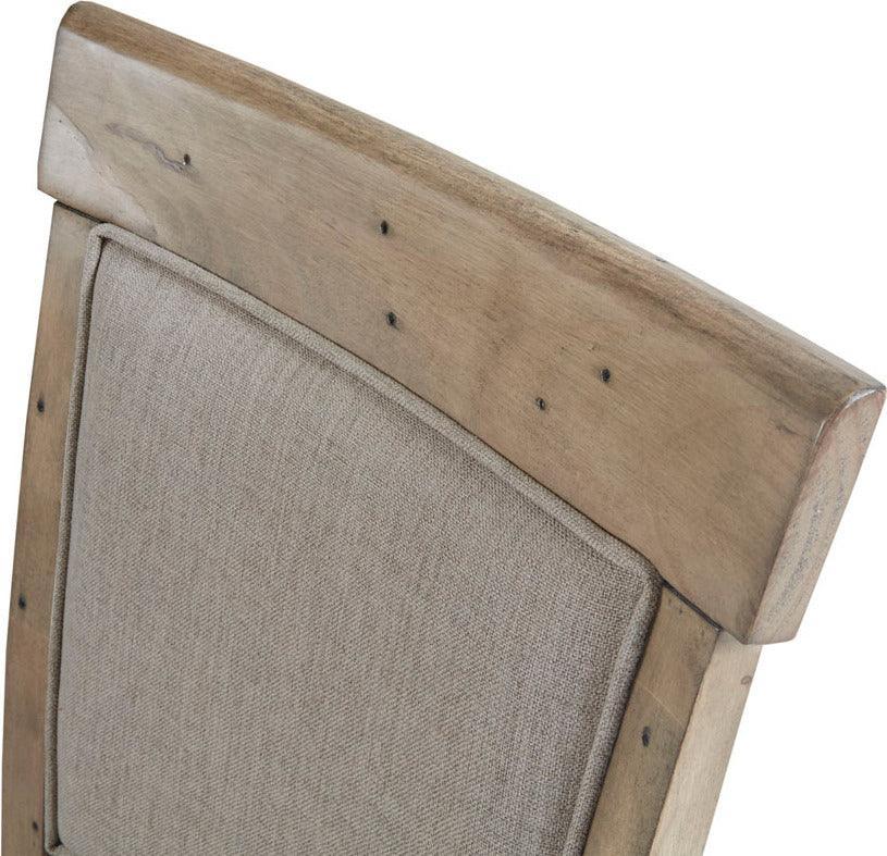 Olliix.com Dining Chairs - Oliver Dining Side Chair Cream & Gray (Set of 2)