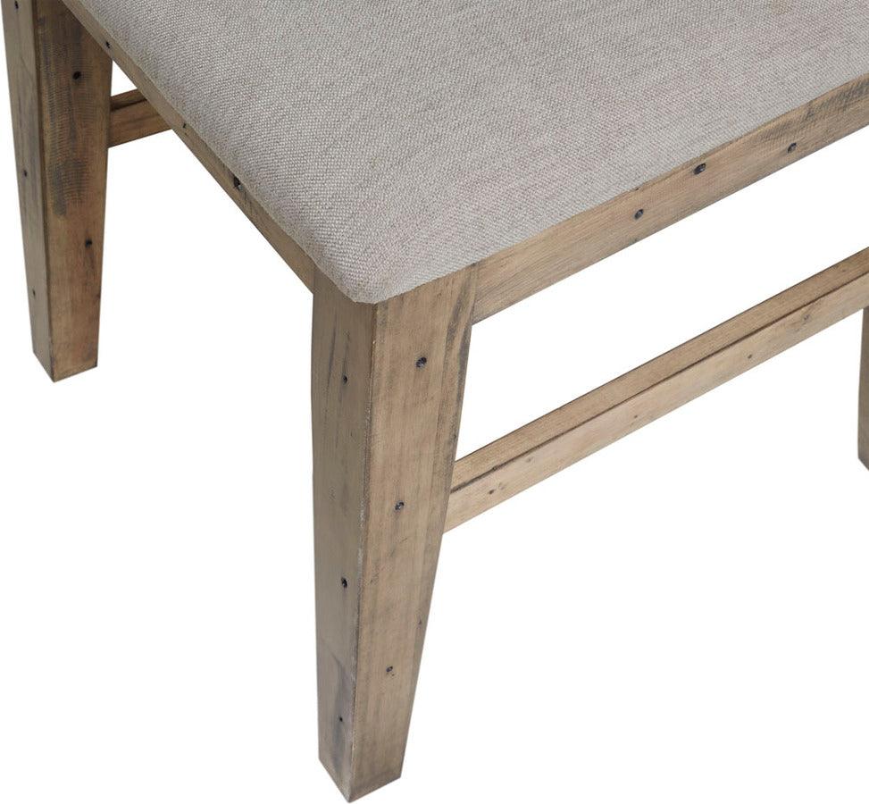 Olliix.com Dining Chairs - Oliver Dining Side Chair Cream & Gray (Set of 2)