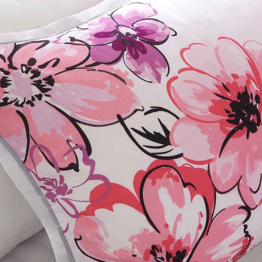Olliix.com Comforters & Blankets - Olivia 26 " W Comforter Set Pink Full/Queen