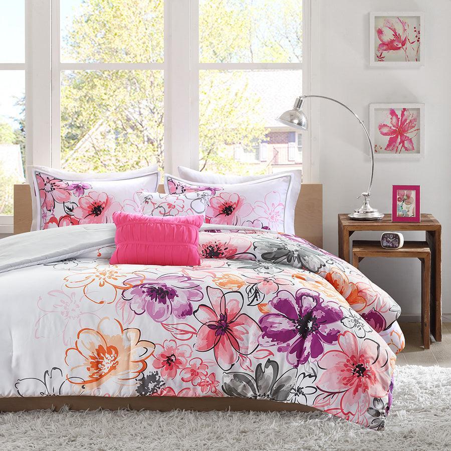 Olliix.com Comforters & Blankets - Olivia Comforter Set Pink Twin/Twin XL