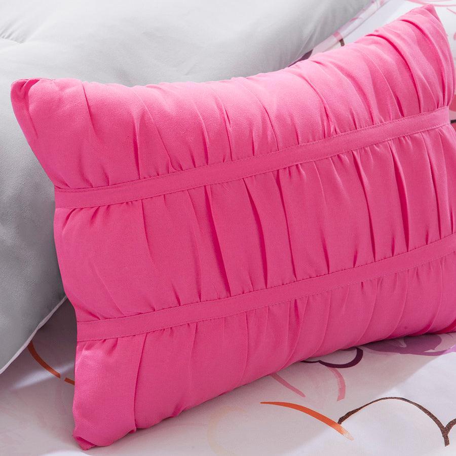Olliix.com Comforters & Blankets - Olivia Comforter Set Pink Twin/Twin XL