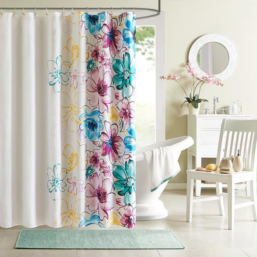 Olliix.com Shower Curtains - Olivia Shower Curtain Blue