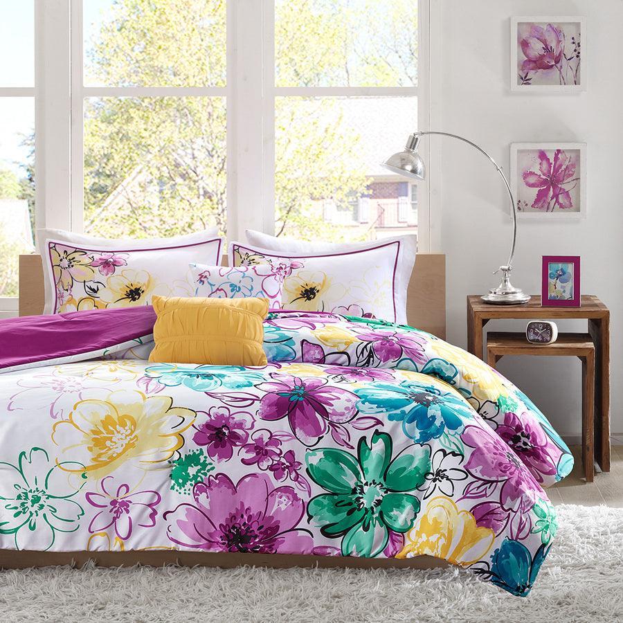 Olliix.com Comforters & Blankets - Olivia Twin/Twin XL Casual Comforter Set Blue
