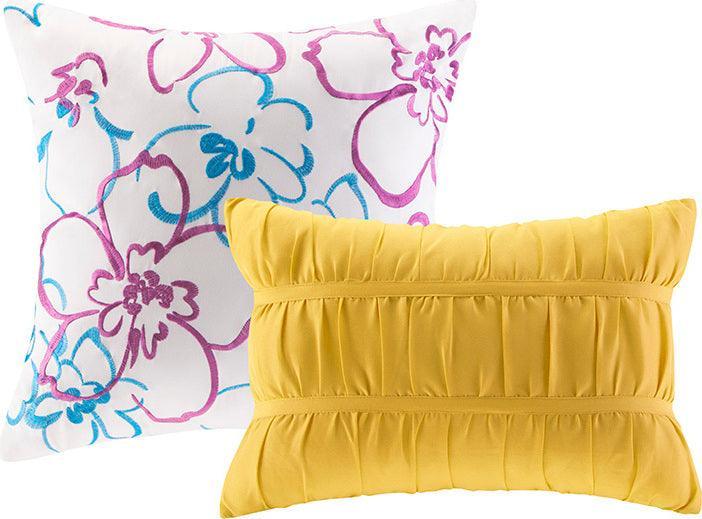 Olliix.com Comforters & Blankets - Olivia Twin/Twin XL Casual Comforter Set Blue