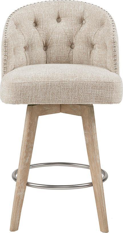 Olliix.com Barstools - Onyx Swivel Counter Stool Cream