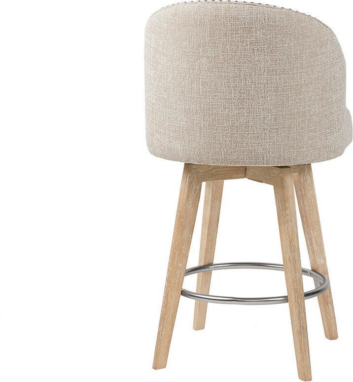 Olliix.com Barstools - Onyx Swivel Counter Stool Cream