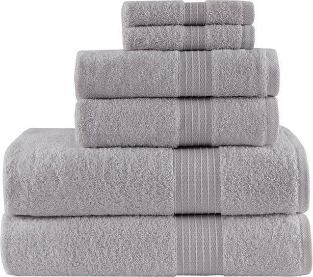 Olliix.com Bath Towels - Organic Bath Towel Grey