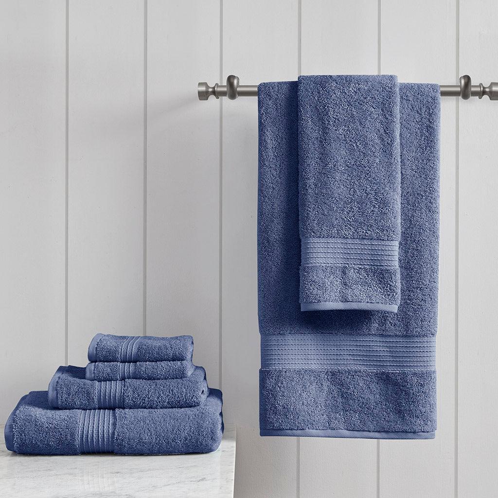 Olliix.com Bath Towels - Organic Bath Towel Navy