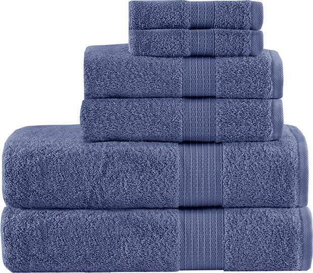 Olliix.com Bath Towels - Organic Bath Towel Navy
