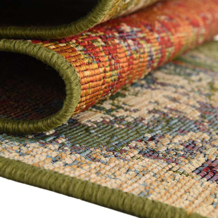 Unique Loom Outdoor Rugs - Outdoor Modern Contemporary 10x14 Rectangular Rug Multi